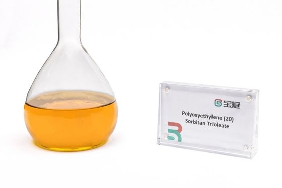 Un buon prezzo. Polysorbate 85, polyoxyethylene (20) Sorbitan trioleate, C60H108O8(C2H40)20, emulsionante, spumante, lubrificante, solubilizzante in linea