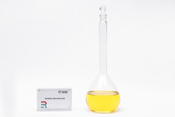 Un buon prezzo. Sorbitano monolaurato o sorbitano laurato C18H34O6 valore HLB 8,6 ambra liquido viscoso umidificante emulsionante stabilizzatore in linea