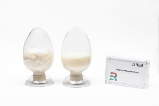 Un buon prezzo. Monopalmitato di sorbitano o palmitato di sorbitano Formula molecolare C22H42O6 solido granulare giallo chiaro valore HLB 6,7 stabilizzatore addensatore lubrificante addensatore agente di finitura disperdente in linea